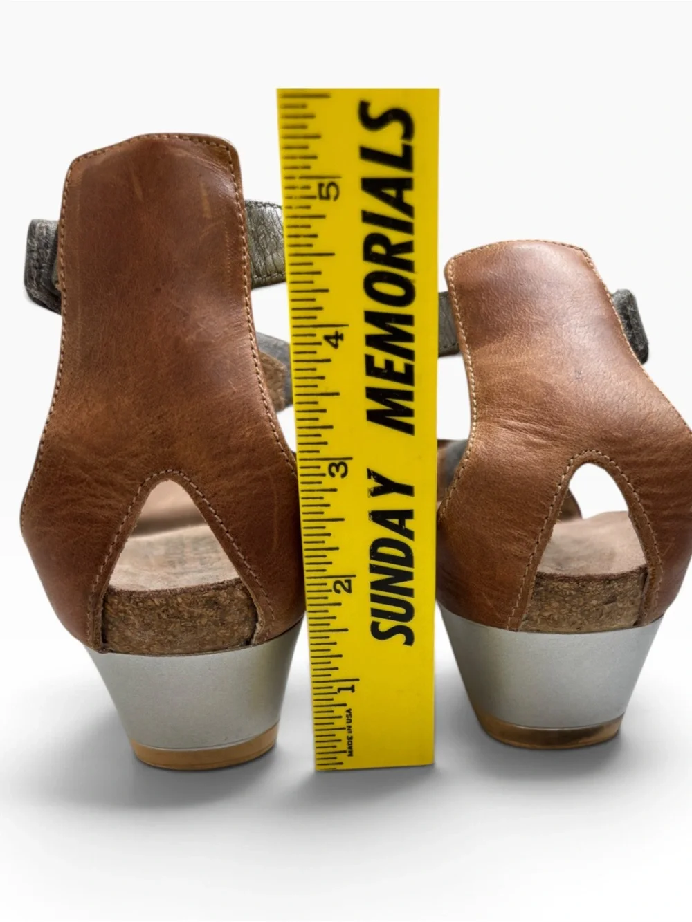 Naot Pixie Wedge Sandal Womens Shoe Size 40 US  9 / 9.5 Comfort Cork Footbed